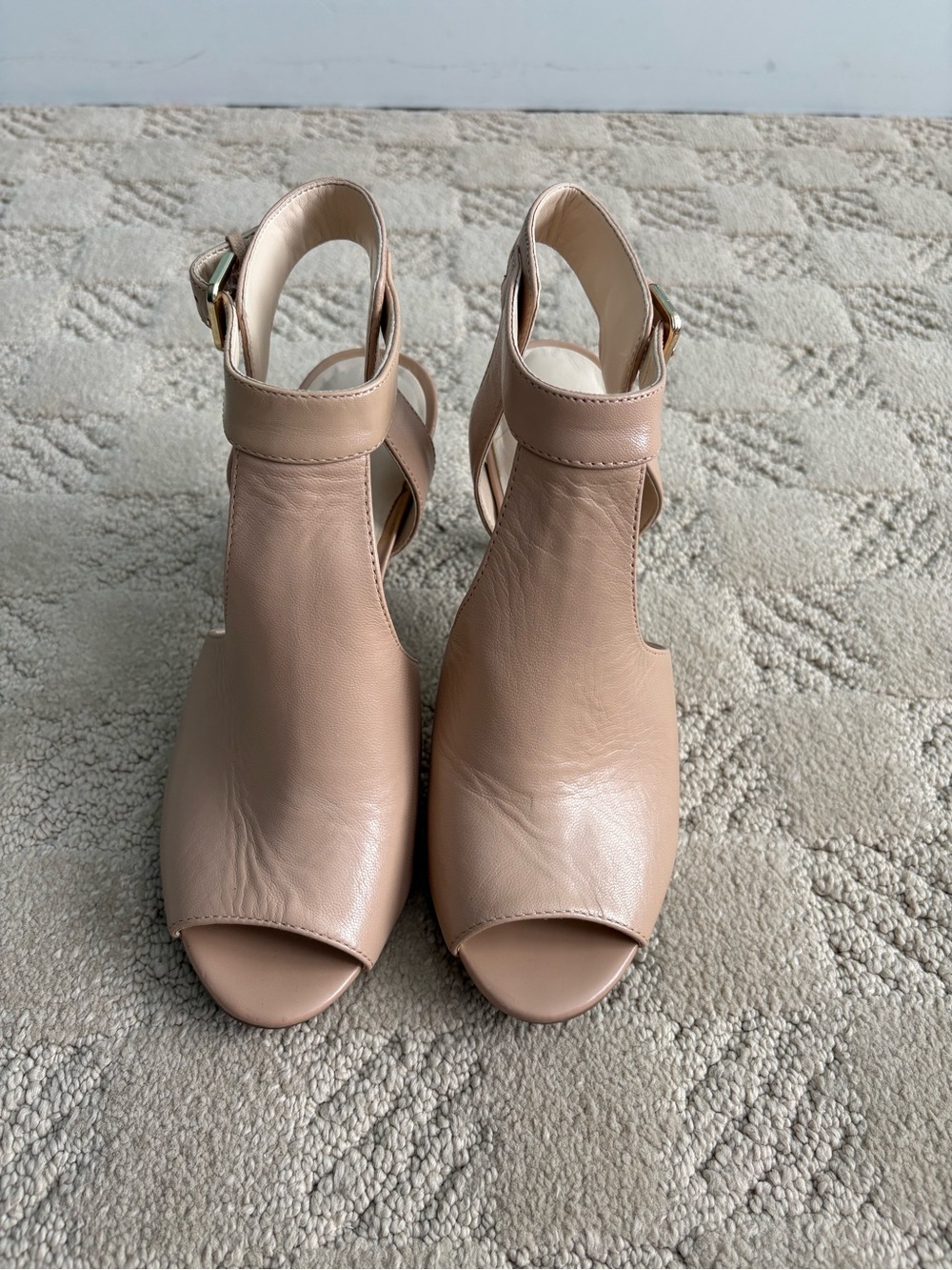 Nine West Open-Toe Ankle Strap Heels, womens 6.5